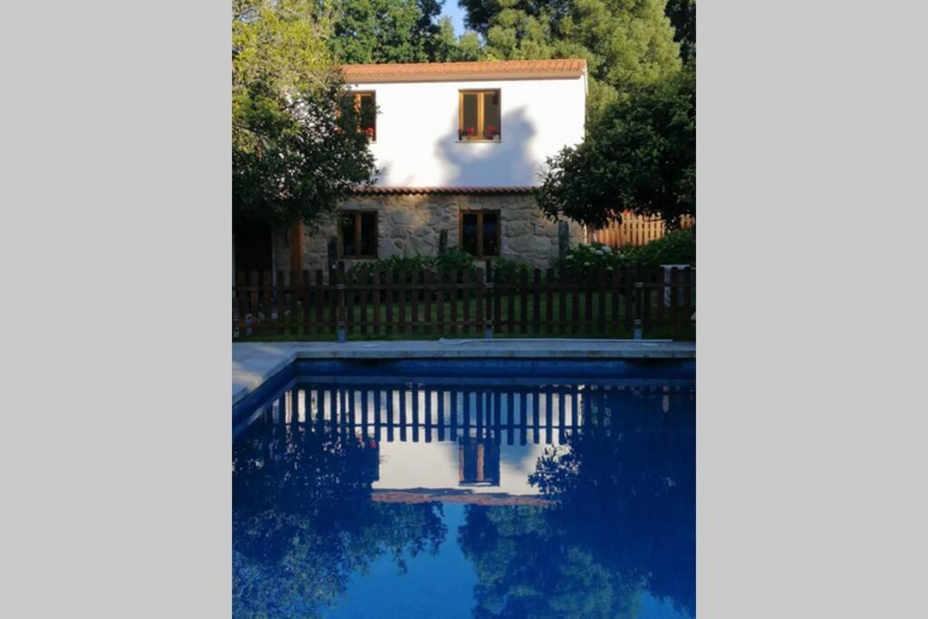 Villa Abad, Finca Rustica Con Casa Y Piscina Marín Exterior photo